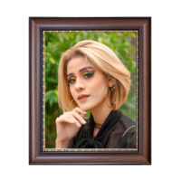 Marco modelo 004 11x14'' Café