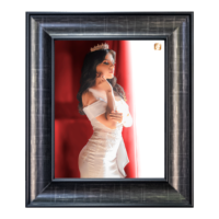 Marco modelo 009 11x14'' Negro con rayas